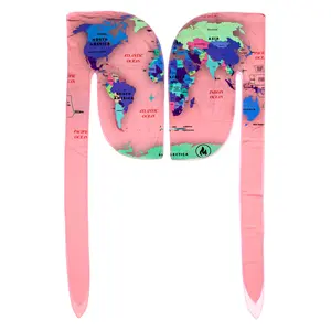Peach World Print Du Rag- Premium Quality-Wave Cap