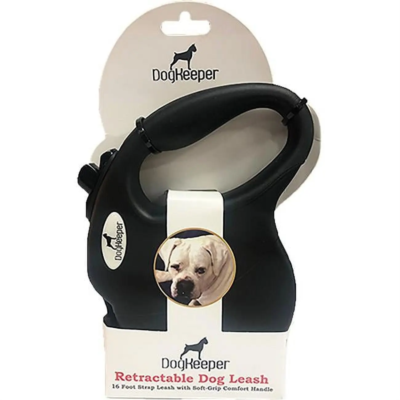 Dog Keeper DK-0168 Retractable Leash, Black