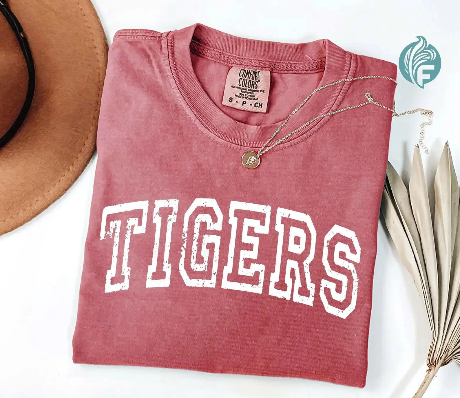 [Custom] Comfort Colors Custom School Mascot Shirt, Retro Game Day T-Shirt, Game Day, Personalized Spirit Shirt, Touchdown Season, Sports Shirt