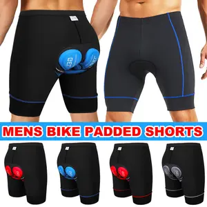 CATTIBOR Men Cycling Shorts,Men 5D Gel Padded Underwear Shorts ,MTB Mountain Bike Bicycle Long Leg Pants,Men Riding Bike Sport Underwear For Outdoor Activities,Cycling Clothing