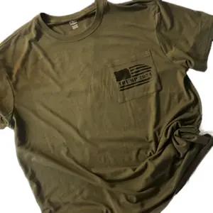 Personalized Trump T-shirts with Optional Sleeve or Pocket Logo