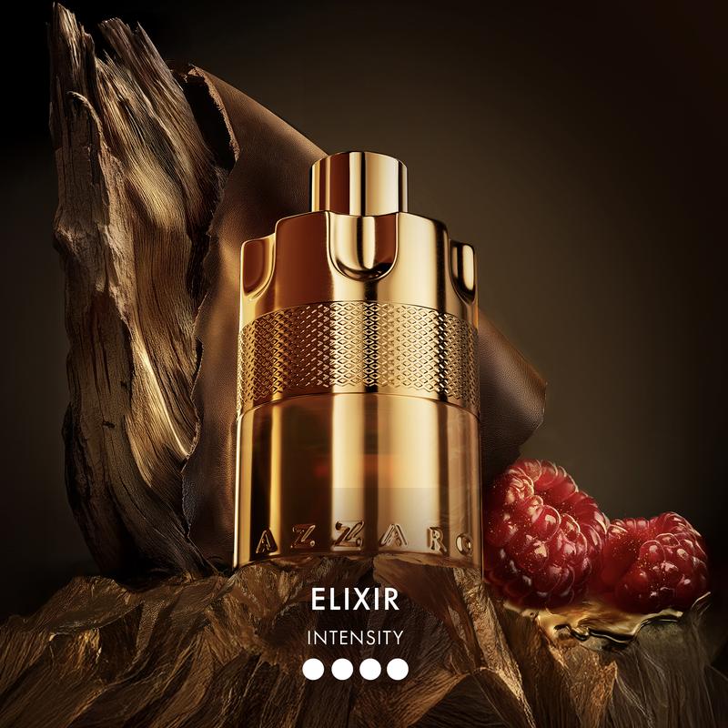 Azzaro Fragrance Forever Wanted Elixir 100ML Extrait de Parfum for Men Bold Spicy Sophistication Leather Warmth Regular Edition