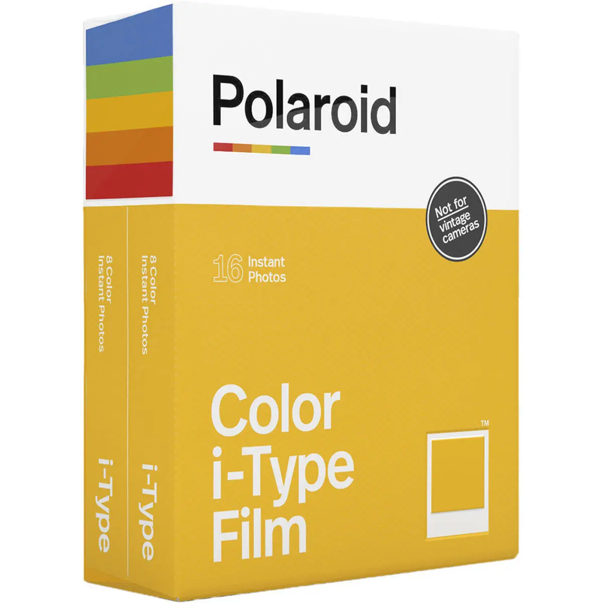Polaroid Color i-Type Instant Film, 8 Exposures, 2-Pack