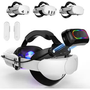 Strap Compatible with  Quest 3/3S/2, 20W  Rechargeable  Strap with Detachable  10000mAh Pack, VR Elite Strap Accessories for Extended 2-4H Playtime