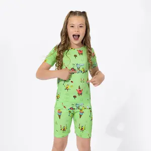 SpongeBob SquarePants: Foodie Bamboo Kids Pajama Short Set