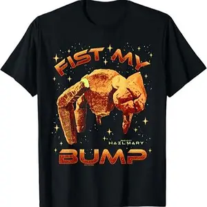 Project Hail Mary Officially Licensed Alien Poster T-Shirt for Adults & Kids 100% Cotton Machine Washable Sci Fi Menswear 26HRPH00004 - Classic