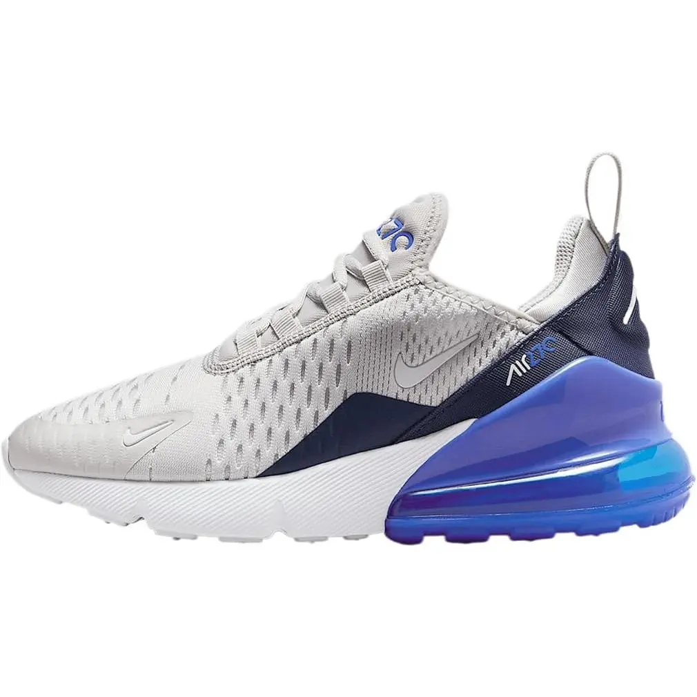 Youth Nike Air Max 270 Vast Grey/White-Hyper Royal (943345 041) (GS)