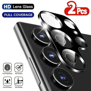 2 PCS Camera Protector Cover For Samsung Galaxy S26 S25 S24 S23 Ultra S22 S21 S20 Plus FE Camera Lens Film For Samsung S25 S24 FE Cameras Glass