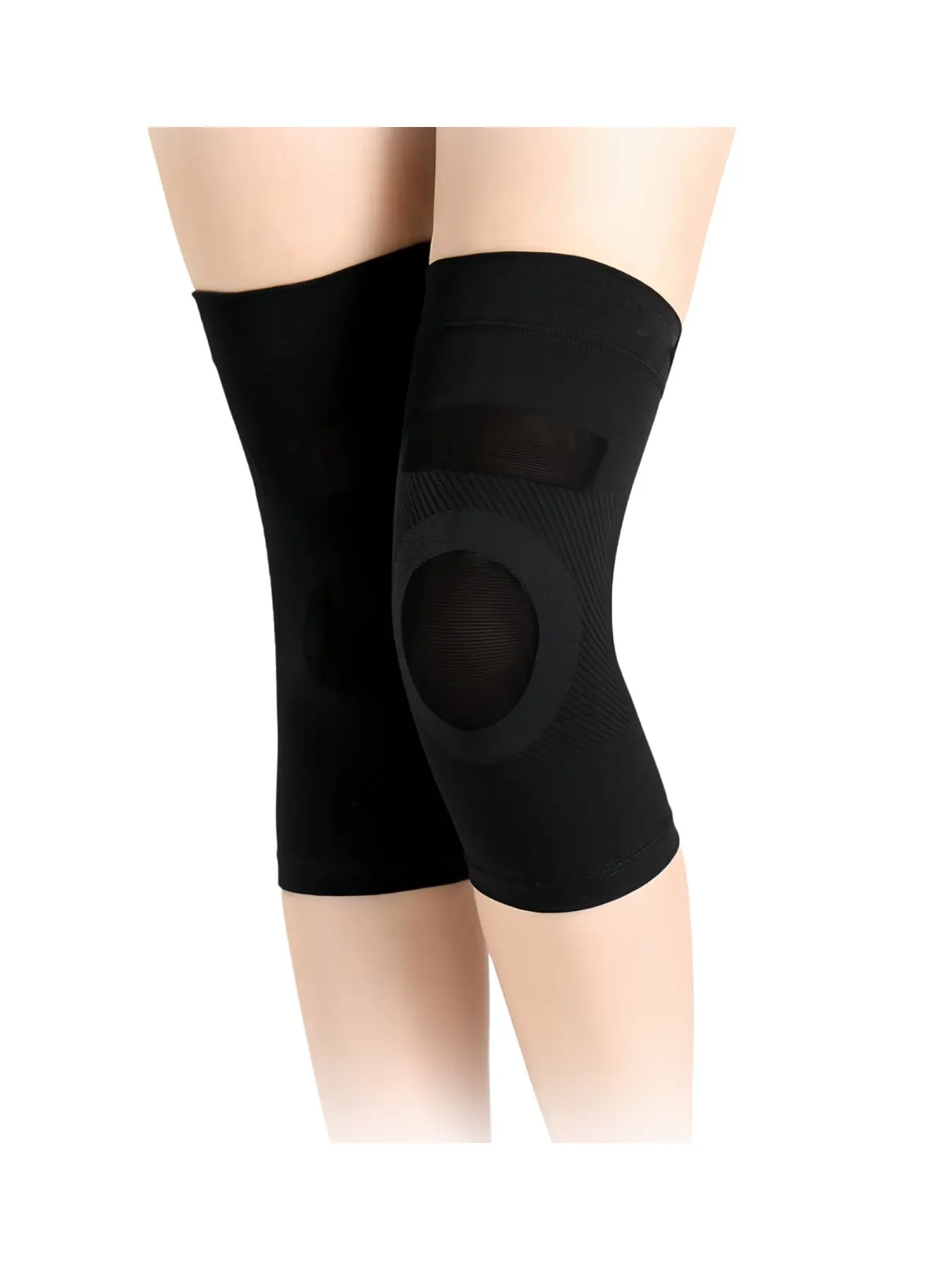 Classic Silicone Anti-Slip Knee Protector, Meniscus Guard for Thigh Joint, Warm Sock Sleeve, Sports Health Care, All Seasons, Compression Sleeve