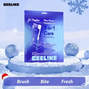 CEELIKE Flex Pearl Toothbrush - Portable Travel Design for Daily & On-the-Go Oral Care