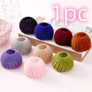 Korean Hair Accessory Set, High Ponytail Lazy Clip, Round Bun Design, Messy Bun, Stylish & Functional, Perfect for Daily Use