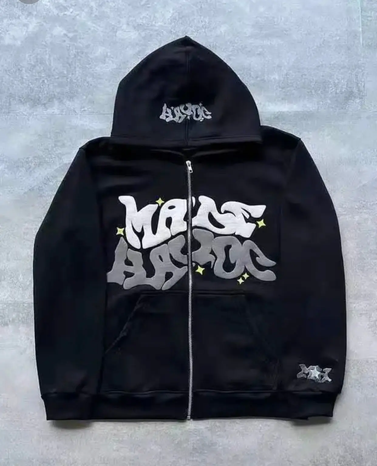 New Cheap Printed Havoc Zip-Up Y2k Streetwear Hoodie Polyester & Cotton