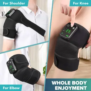 Heated Vibrating Knee Pad, Single Button Control, Universal Fit for Knee & Shoulders, Ideal Christmas Gift, Model Xinghao Hlx102259
