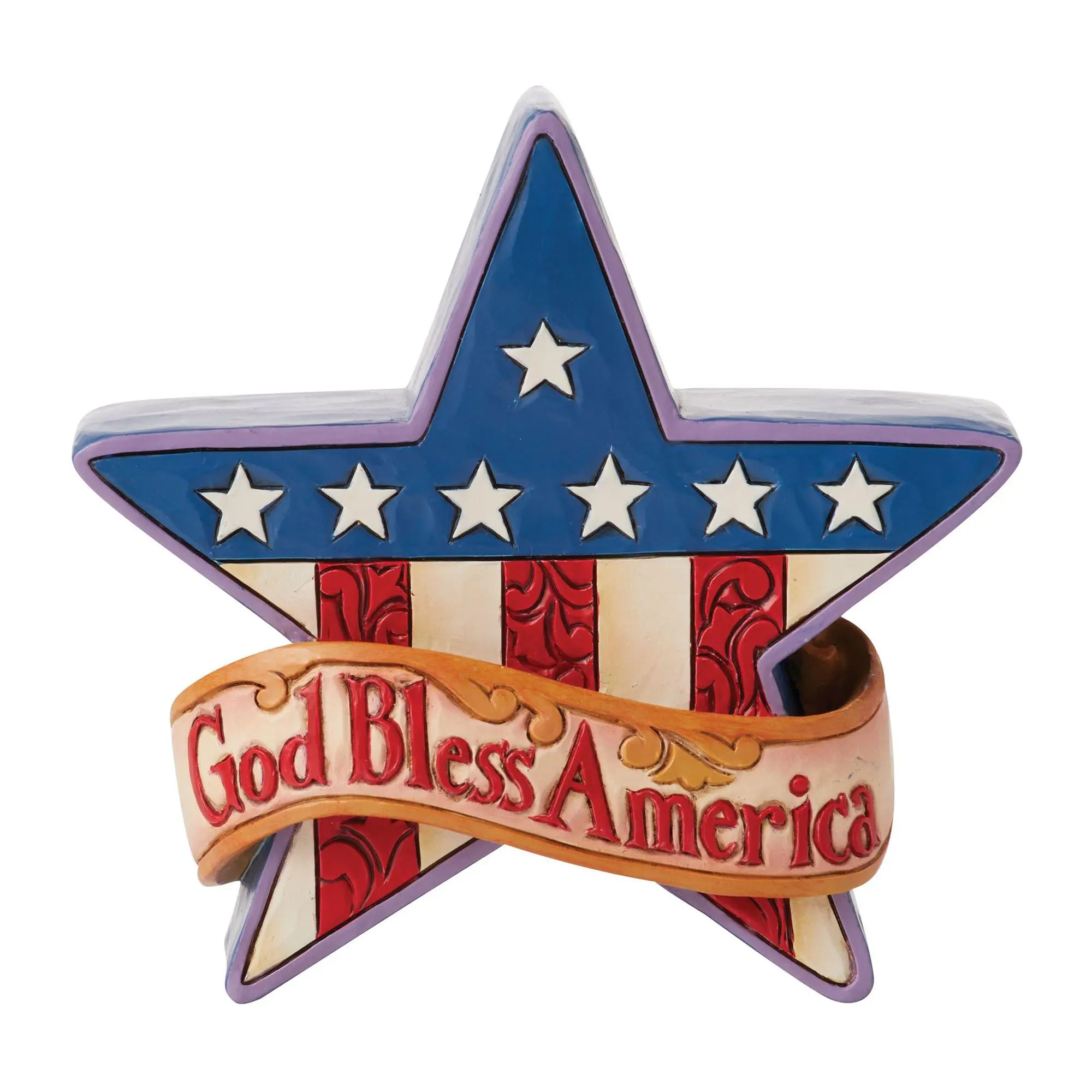 Jim Shore Mini Patriotic Star Figurine