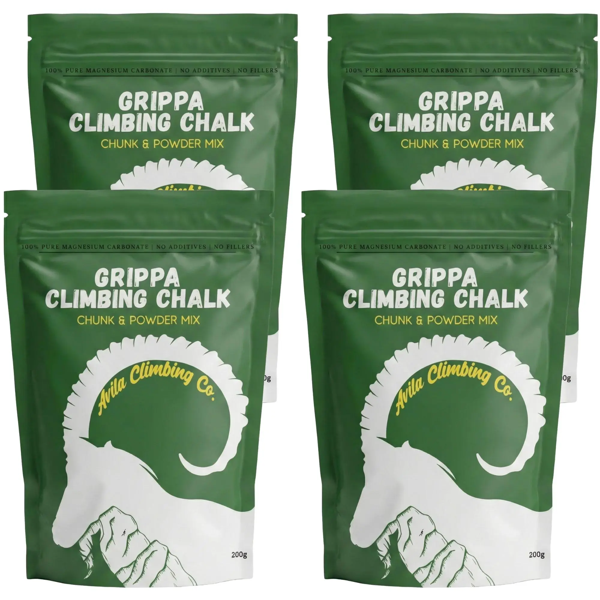 Grippa Climbing Chalk 4-Pack