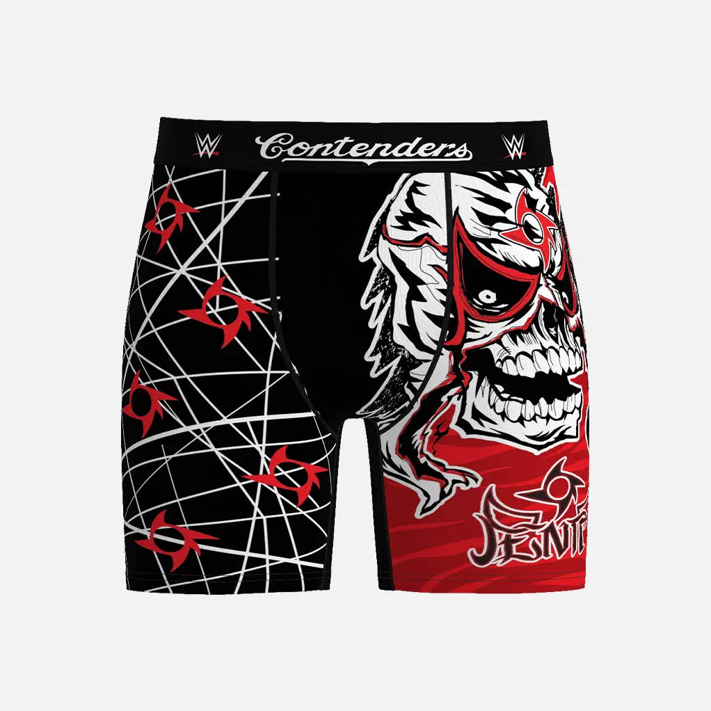 Contenders Clothing Men's WWE Licensed Wrestling Boxer Briefs - Menswear Graphic Bold Print Polyester Spandex Underwear with No Ride-Up Technology & Inseam Length Detail