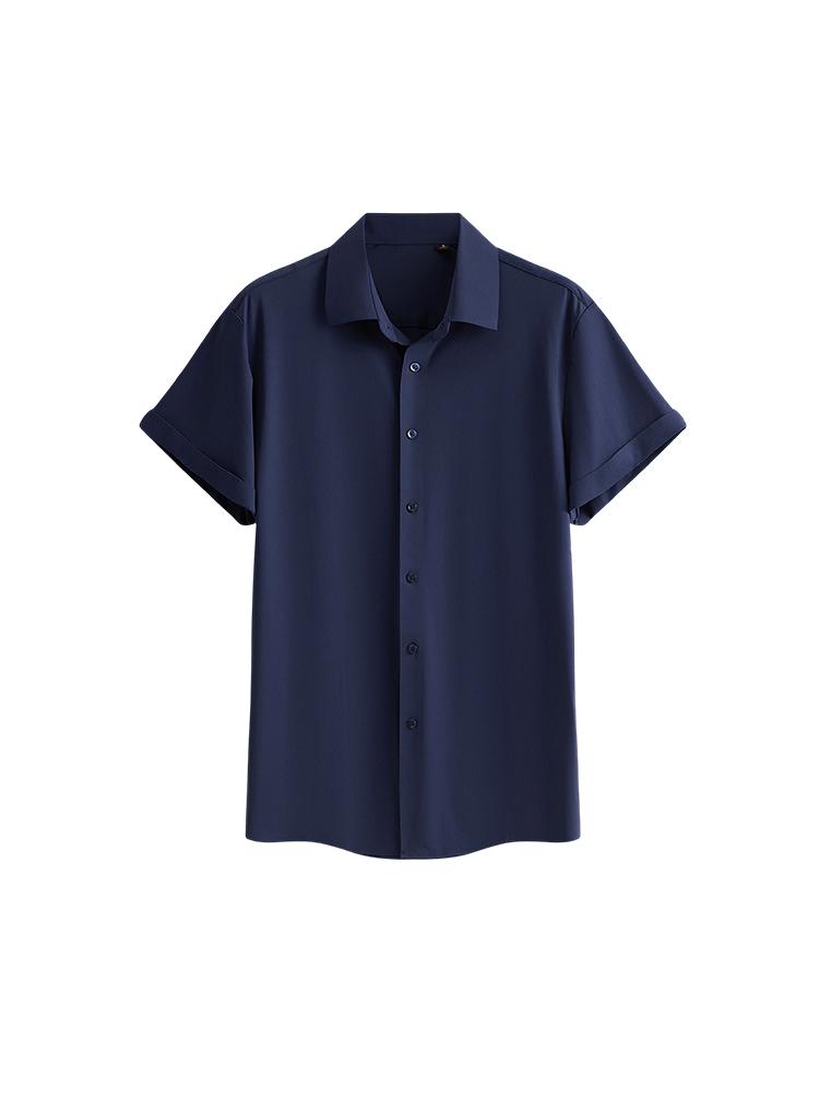 Men’s Short Sleeve Shirts – Multi-Pack for Summer, Loose Casual Style, Versatile Solid Color Turn-Down Collar Everyday Tops