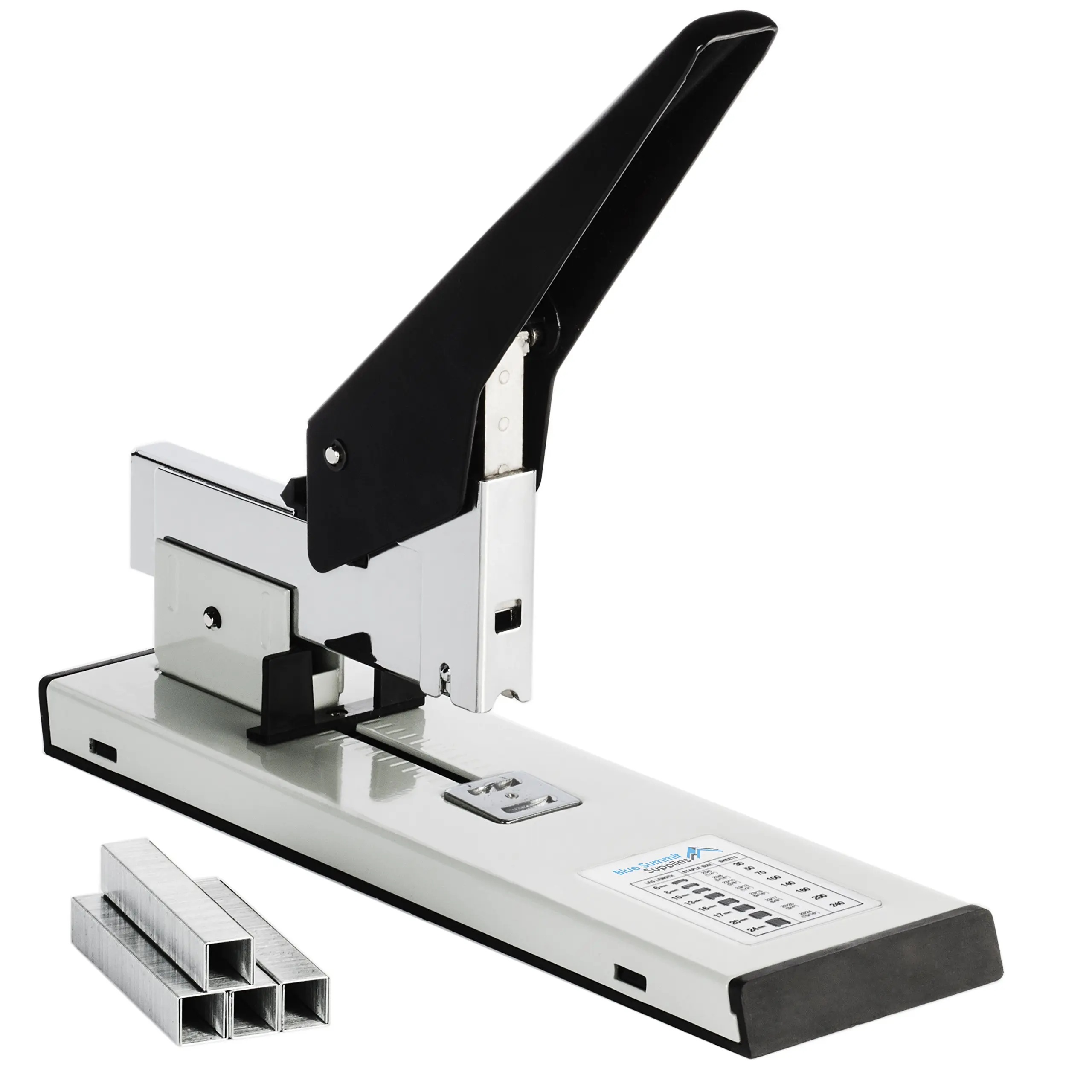 Heavy Duty Stapler  200 Sheet Capacity 2000 Staples Included Tan