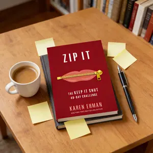 The 40-Day Silence Challenge Notebook, Planner, a 40-Day Journey to Cultivate Silence and Self-Control, Personal Growth Journal, Daily Reflection Diary