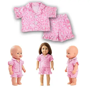 Diverse Colors Sleepwear for 43cm Dolls, Perfect Birthday & Christmas Gift for Kids Aged 3+, Unique Doll Clothing Accessories, Doll Outfit