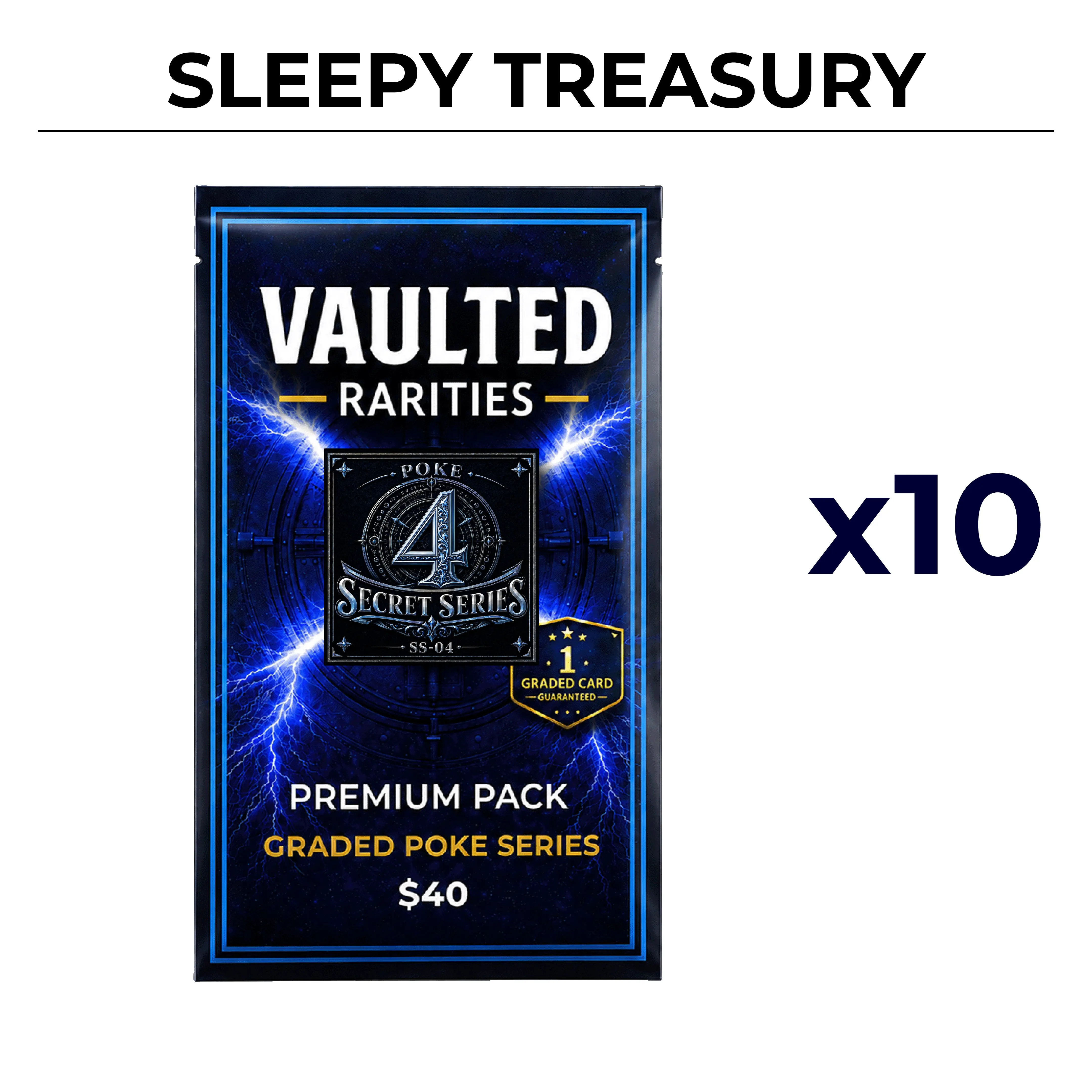 Vaulted Rarities - 10x POKE SS4 Premium Pack