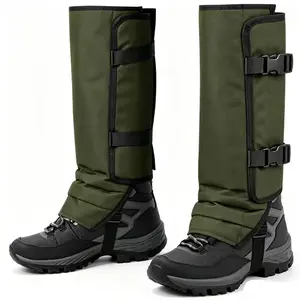 Snake Gaiters for Hunting， Durable Snake Guards, Snake Gaiter Leggings for Men & Women, Snake Bite Protection for Lower Legs, Snake Proof Gaiters with Adjustable Size