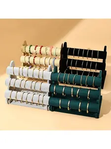 3-Tier Bracelet Display Stand Jewelry Hanger Watch Holder Organizer, Jewelry Hanger Stand for Bracelet Watch Necklace Storage