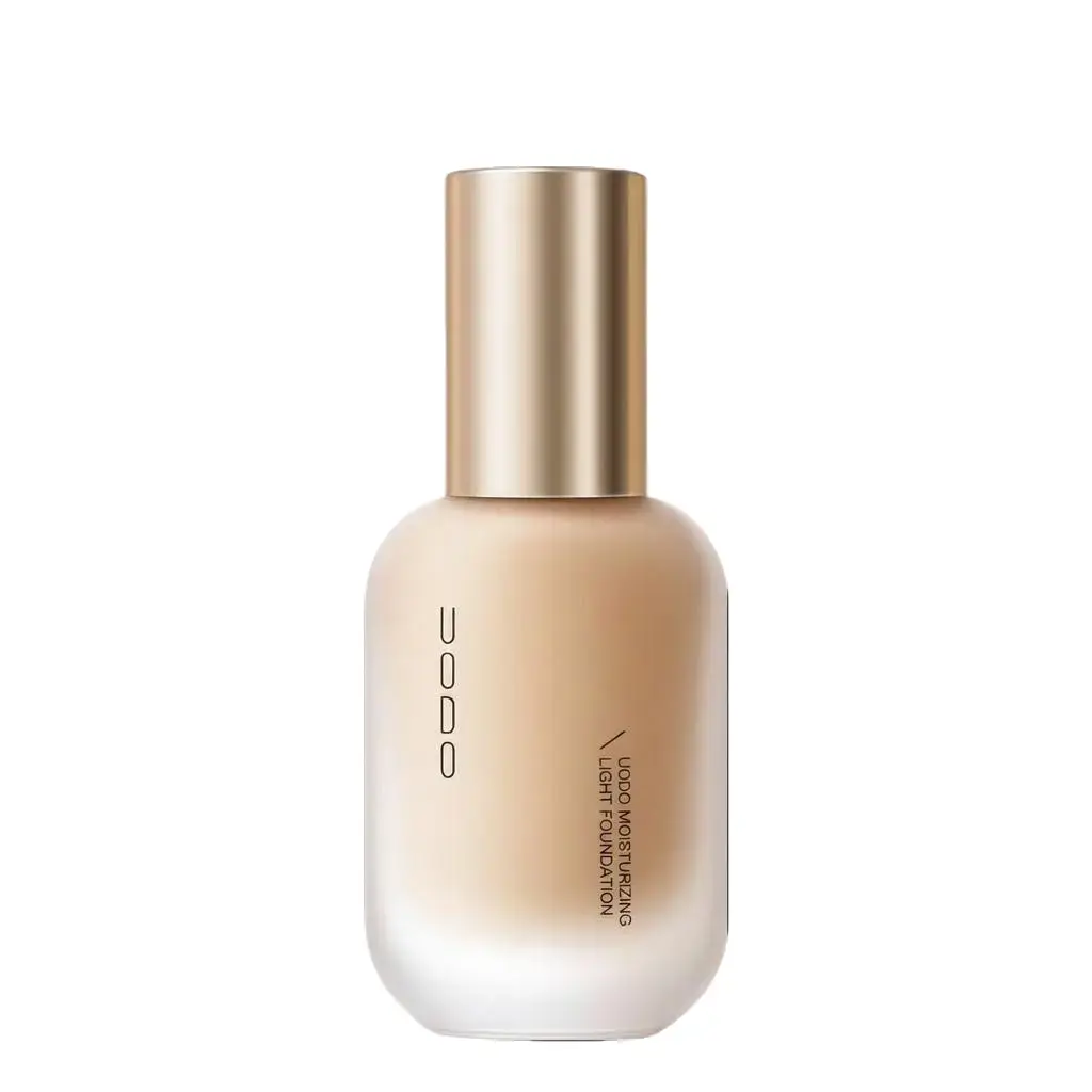 UODO Hydrating Foundation, Long-Lasting Full Coverage Liquid Makeup with a Natural Dewy Finish for Dry and Oily Skin, Lightweight Cosmetic, Hydrate