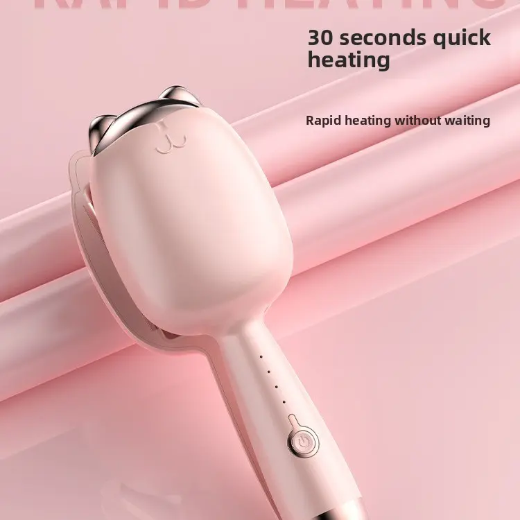 Egg Roll Hair Curler 32mm Cat Paw Egg Roll Curler Negative Ion Hair Straightener Korean Water Wave Magic Portable