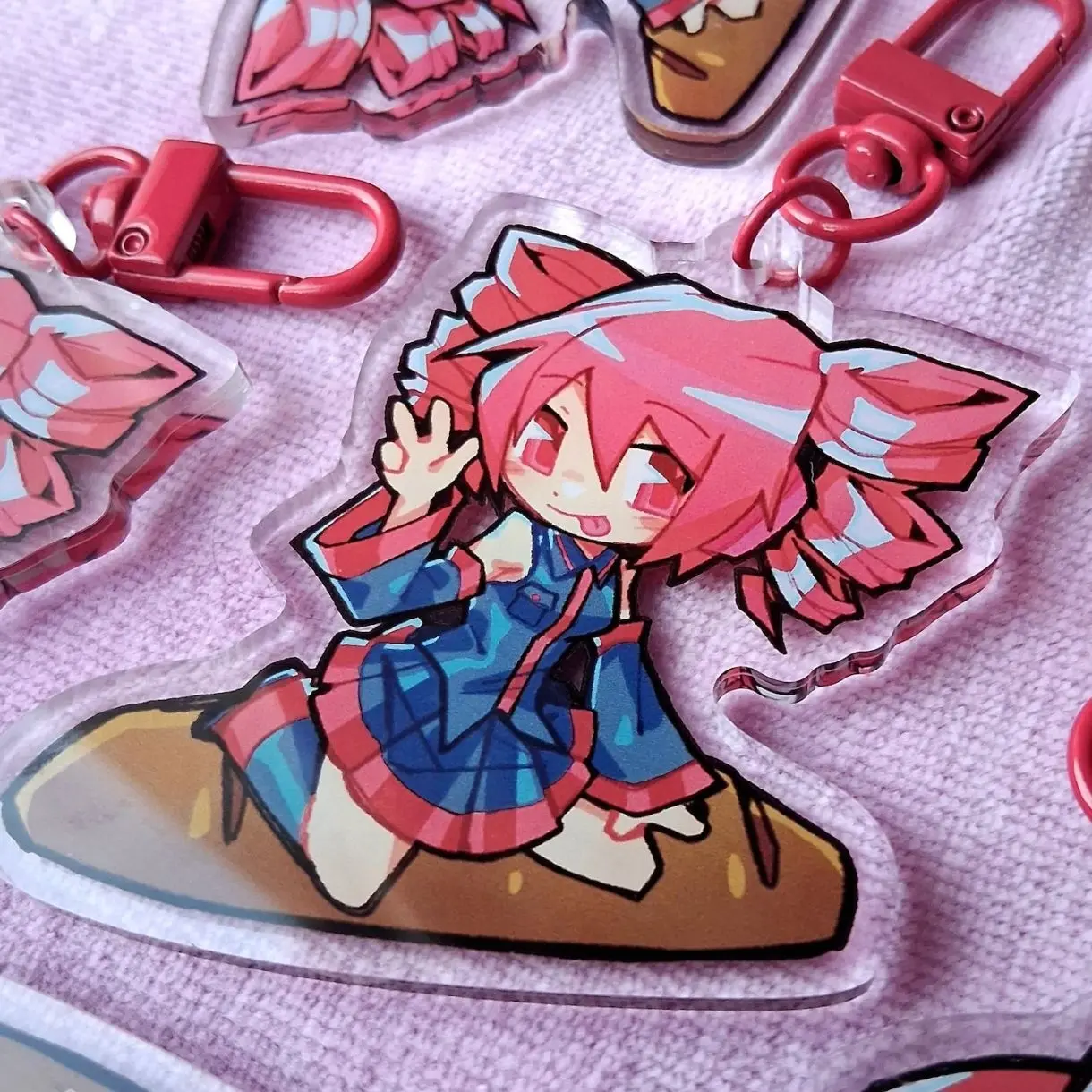 Kasane Teto Keychain | Acrylic Charm