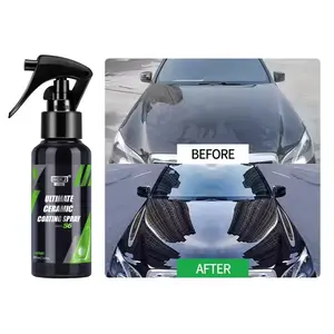 Ultimate Ceramic Coating Spray Hydrophobic Car Paint Long-Lasting Protection Mirror-Like Shine & Slick Finish (2 Size)