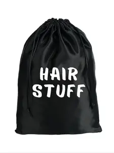 Hair Stuff Storage Bag, Hair Stuff Drawstring Bag, Hair Salon Tools & Accessories for Women & Girls, Fashion Hair Accessories for Daily Use, Organiser, Organizer, Storage Pouch