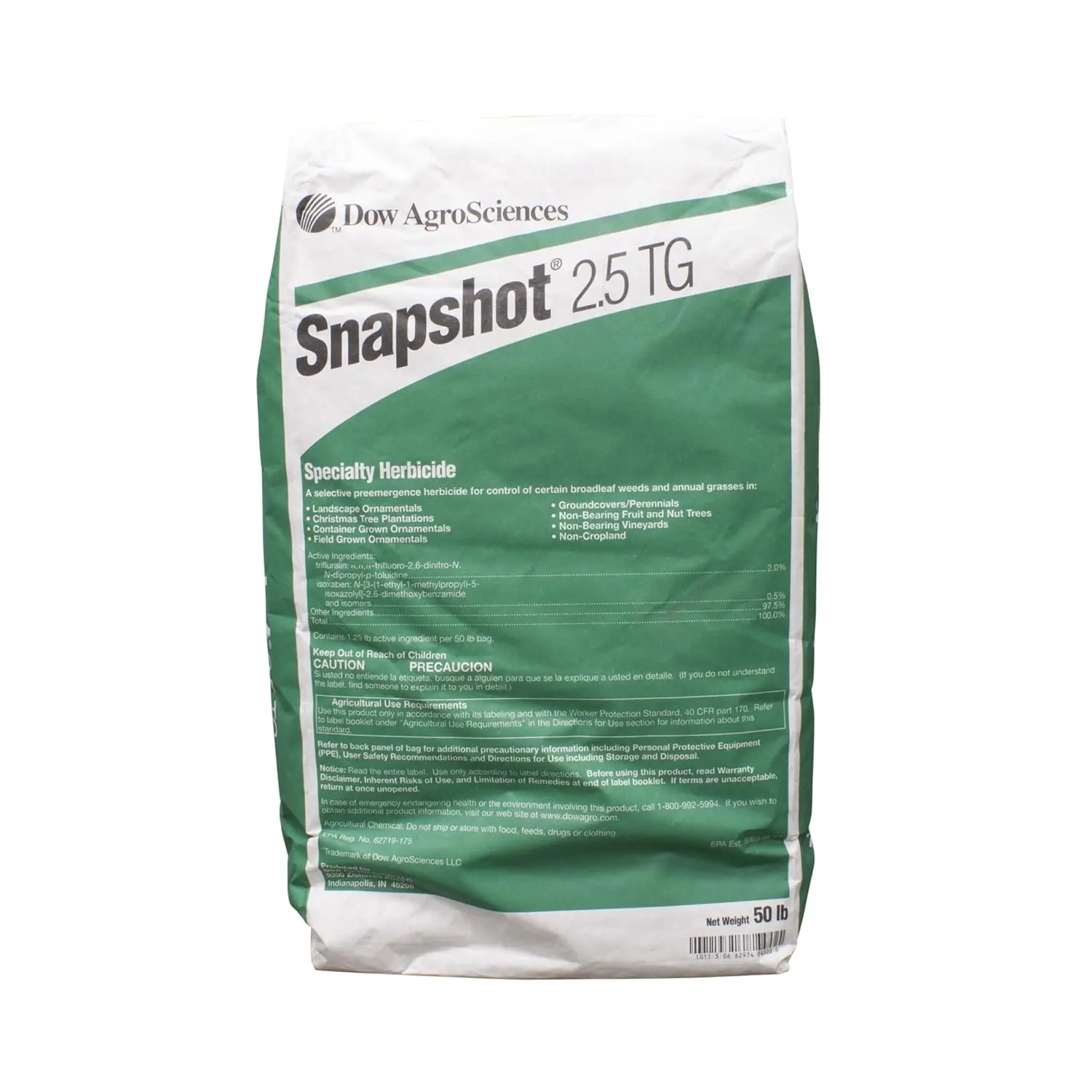 DOW Snapshot 2.5 TG Granular Pre-emergent Herbicide DOW Snapshot 2.5 TG Granular Pre-emergent Herbicide