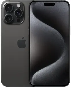 Refurbished Apple iPhone 15 Pro Max 512GB Black Titanium (Unlocked) - Premium