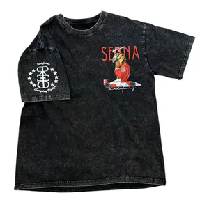 Race Shirt with "Senna" Graphic and Logo on Sleeve