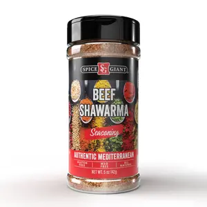 Beef Shawarma Seasoning 5 oz | Beef Shawarma Spice | Spice Giant | All Purpose Ground Beef, Steak, Chicken, Seafood & More Seasoning | Authentic Mediterranean Blend, Middle Eastern.