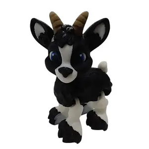 Cute Billy Goat 3D Printed Articulating Figurine