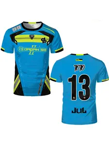 New JUL Marseille Rap Full Print Jersey No. 13 - Organizational Hip-Hop Football T-Shirt Training Uniform - Unisex Pink Custom Streetwear