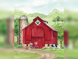 Spring Barn Quilts | 36" Panel by Tara Reed for Riley Blake Designs | PD14335-PANEL