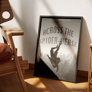 Room Decor, Dorm Room Decor, Bedroom Poster, Wall Art for Him/her, Gift Spideracross Birthday, Miles Morales, Wall Print