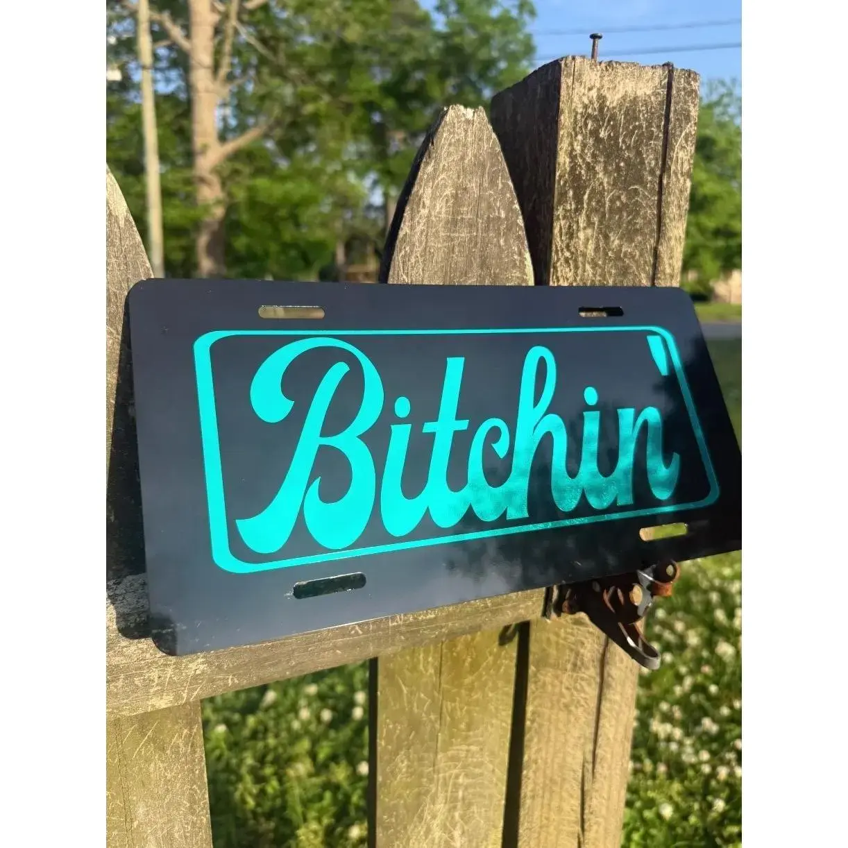 Btchin' Custom Front License Plate Car Accessories Truck