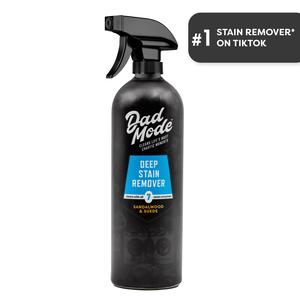 DadMode Deep Laundry Stain Remover & Odor Eliminator - 7-Enzyme Household Anti Stain Fluid - Sandalwood & Suede Scented 16oz Cleaning Supplies & Tools Spray - Enzyme All-Purpose Deodorizer Cleaner