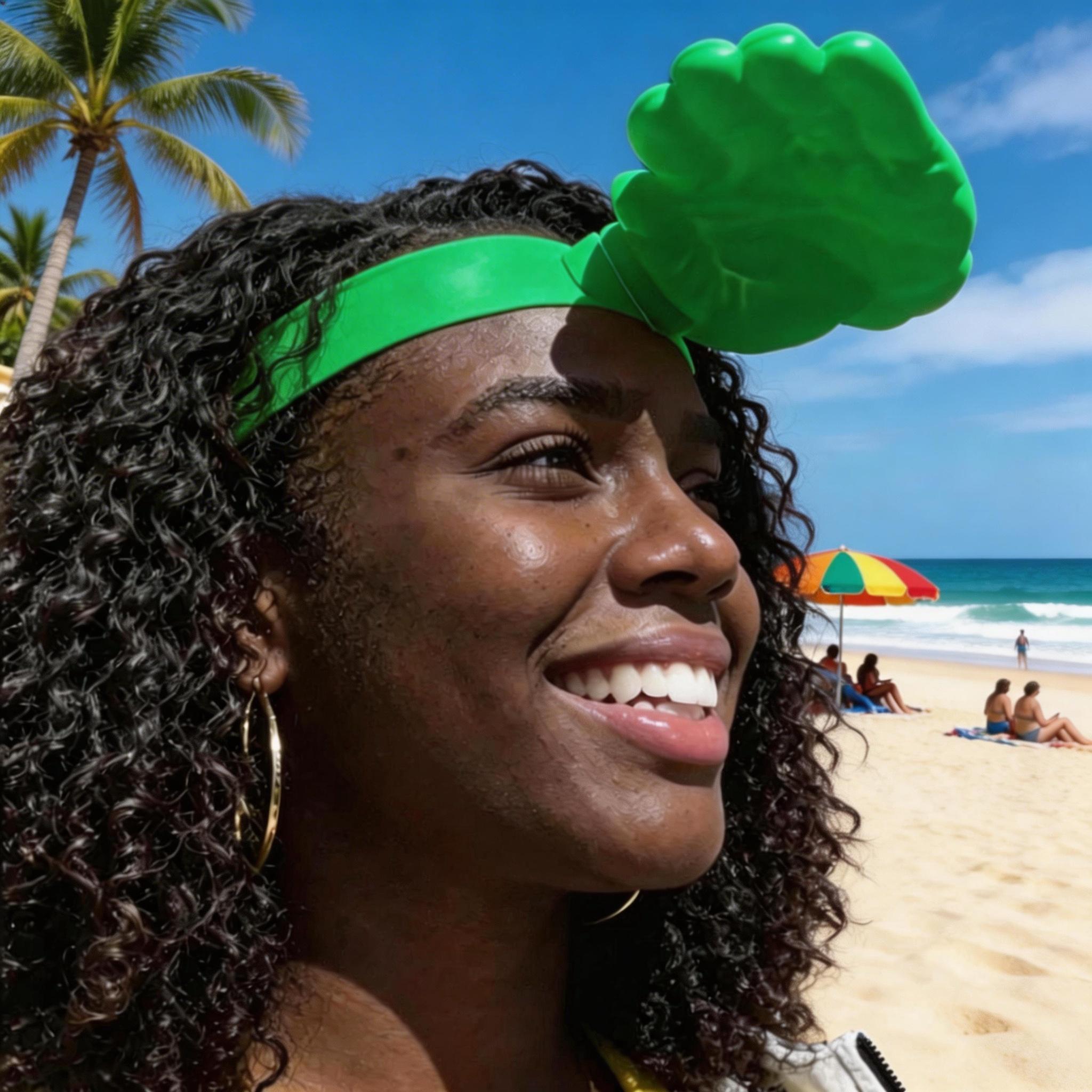 Funny Hand-Shaped Sun Hat – Summer Outdoor UV Protection Headband, Creative Hand-Shaped Silly Photo Hat