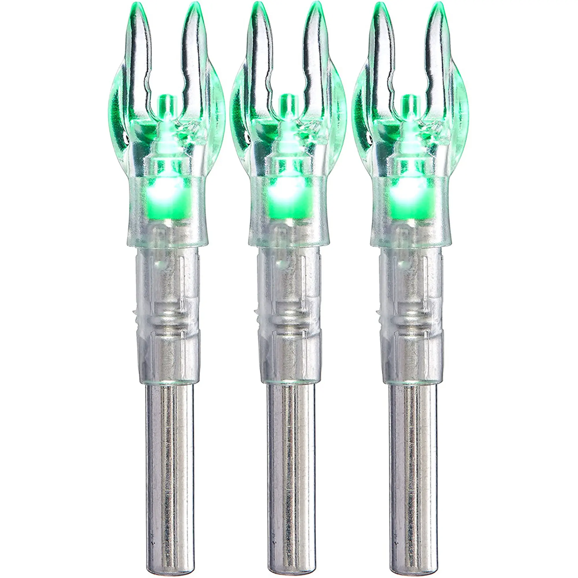 Nockturnal Green Lighted X-Nock 3-Pack