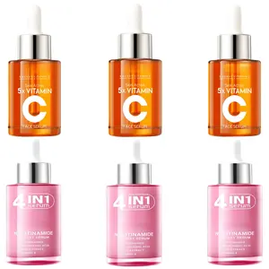 【3PCS】5x Vitamin C & Korean 4in1 Face Serum Korean Vitamin C Face TonerSerum 5 En 1 Moisturizing & Nourishing Serum 30ml for Comprehensive Skincare
