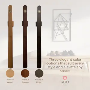 ALTO Wooden Shoehorn 21.6” – Beechwood Shoe Horn for Men & Women | Wall Mounted | Gift Idea |
