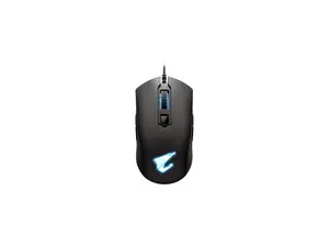 AORUS M4 Real 6400 DPI optical engine, Ambidextrous design, RGB Fusion 2.0 Wired Gaming Mouse, Matte Black (GM-AORUS M4)
