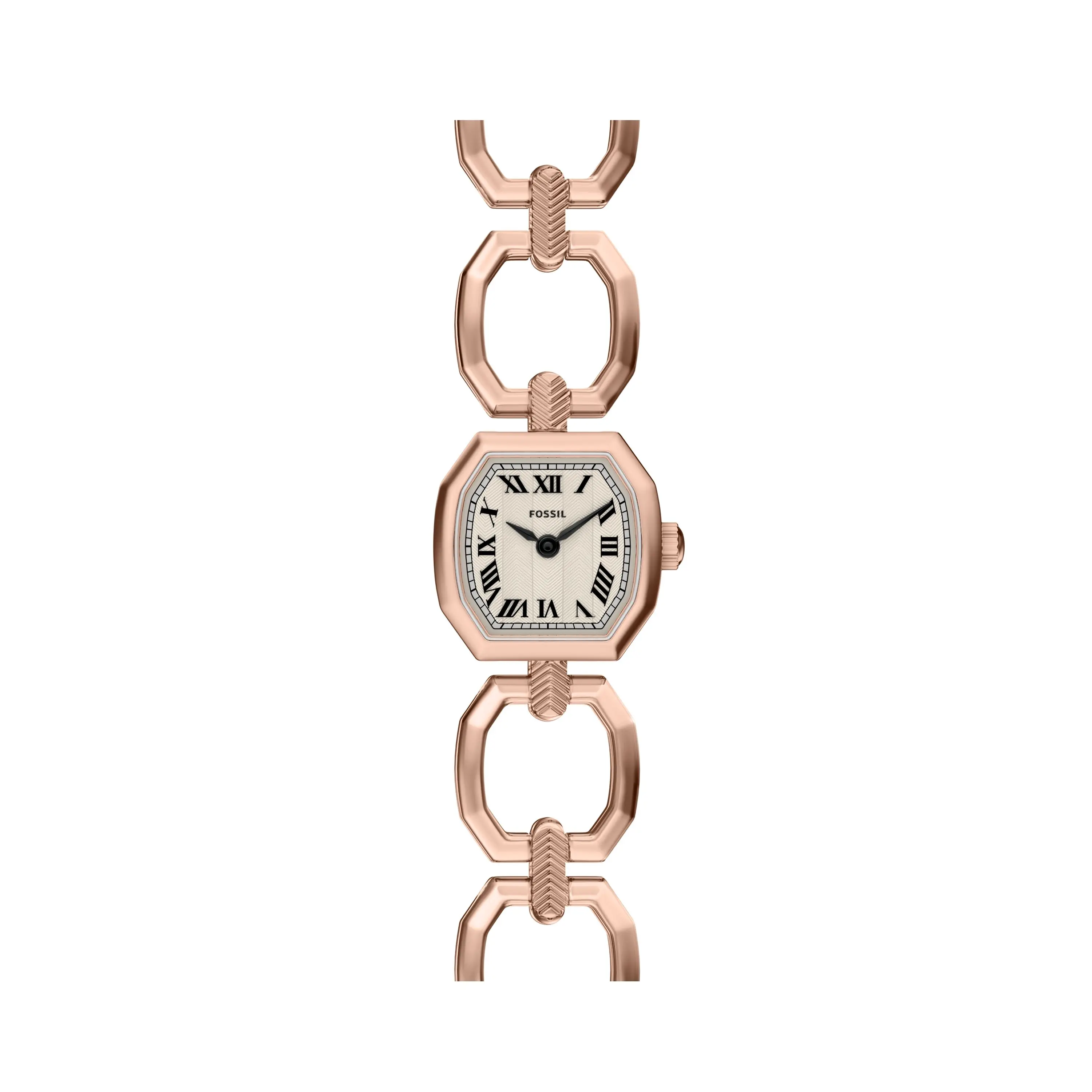 Fossil Women's Harlow Mini Two-Hand Rose Gold-Tone Stainless Steel Watch