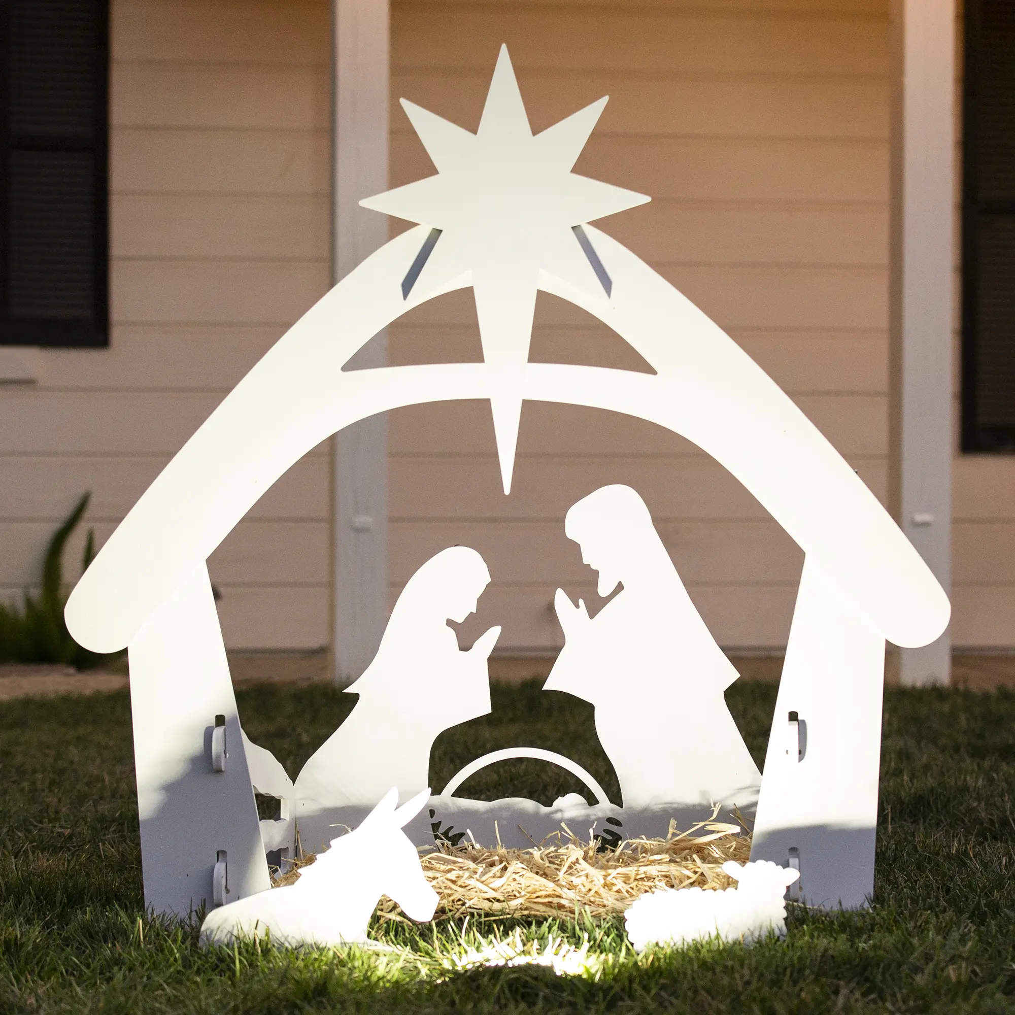 Best Choice Products 4ft Outdoor Nativity Scene, Weather-Resistant Decor, Christmas Family Yard Decoration, PVC Best Choice Products 4ft Outdoor Nativity Scene, Weather-Resistant Decor, Christmas Family Yard Decoration, PVC