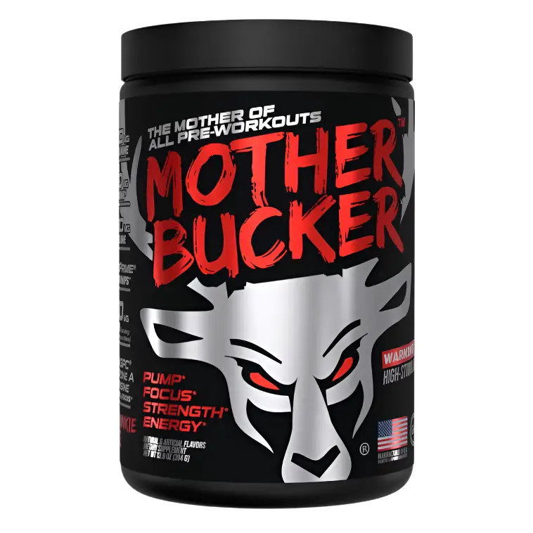 Bucked Up Mother Bucker Pre-Workout Original Formula with Beta-Alanine Nitrosigine & Caffeine for Enhanced Performance and Energy Boost US Edible Diet